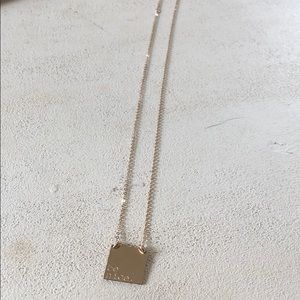 Able Be Nice Gold Necklace